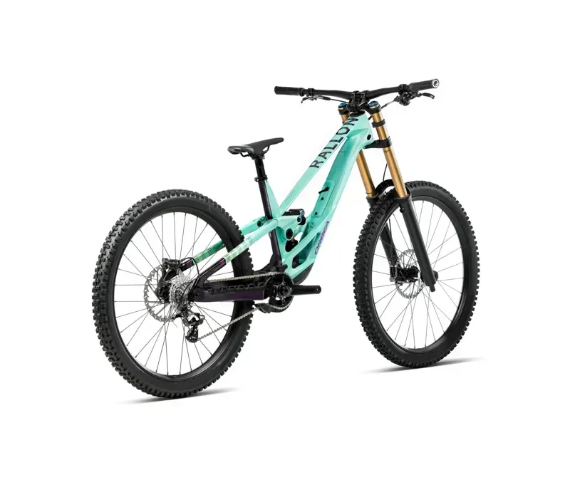 Orbea Rallon DH-LTD Mountain Bike In Aloha Green/Fantasy Purple Carbon View Gloss-2
