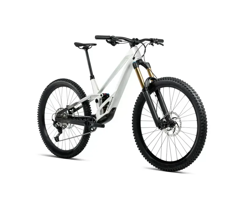 Orbea Rallon E10 Mountain Bike In White Chich/Diamond Black Gloss-1