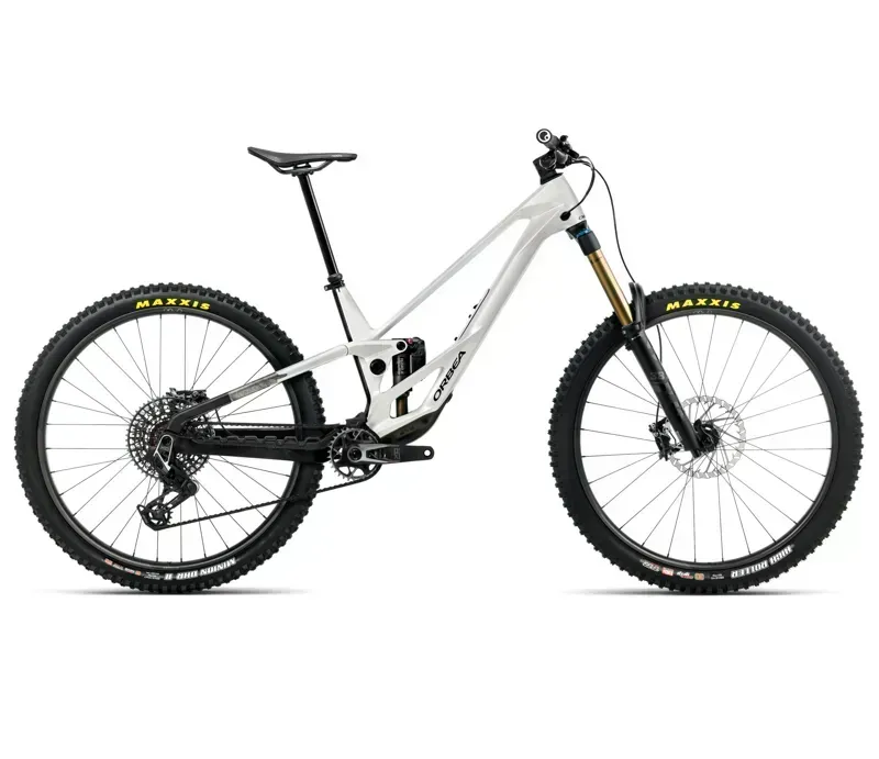Orbea Rallon E-LTD Mountain Bike in White Chic/Diamond Black Gloss