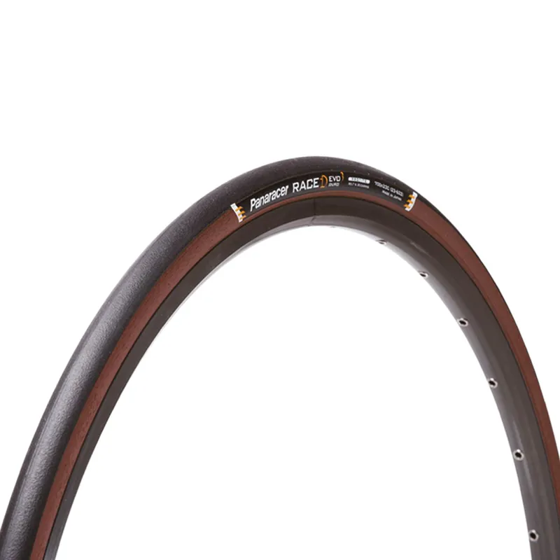 Panaracer Race D Evo 3 700x25c Folding Tyre in Black/Brown