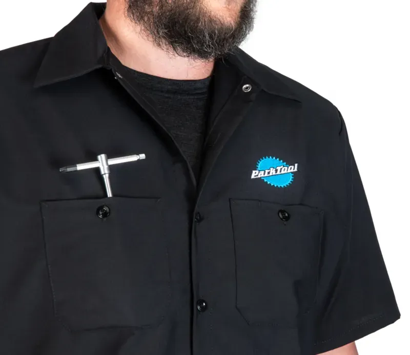 Park Tool MS-3 Mechanic's Shirt in Black-2