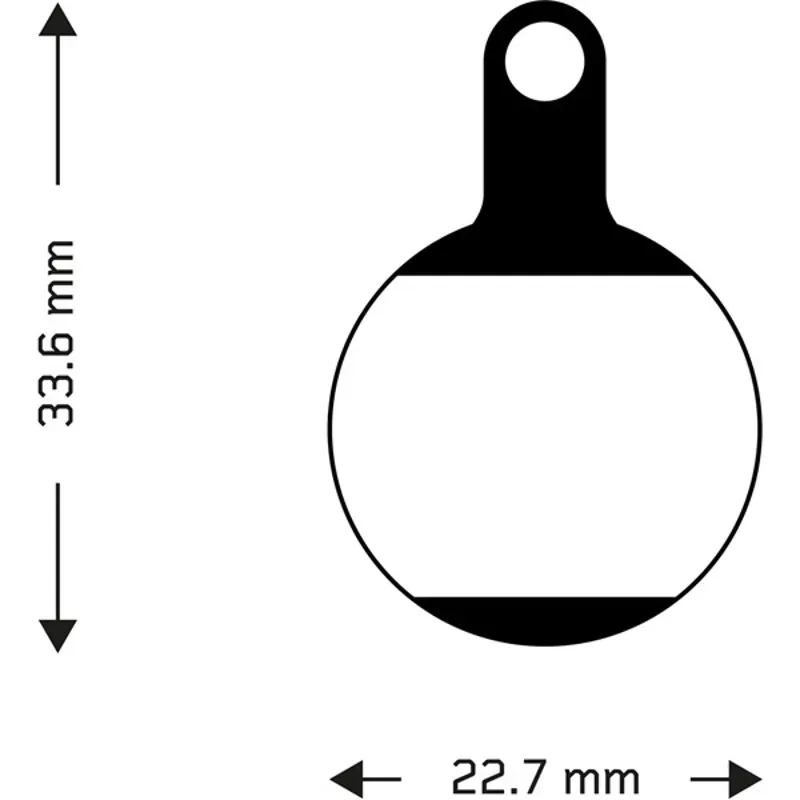Aztec Tektro IOX Organic Disc Brake Pads In Black