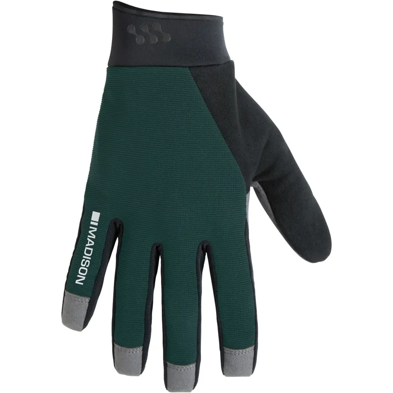 Madison Freewheel Gel Pad Trail Gloves botanical green