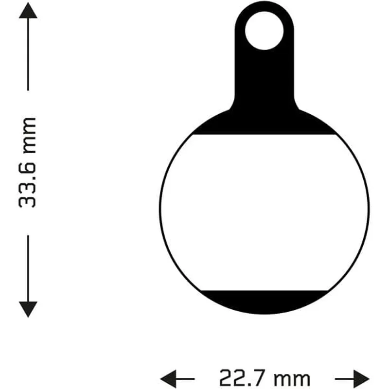 Aztec Organic Disc Brake Pads for Tektro IOX box of 25-2