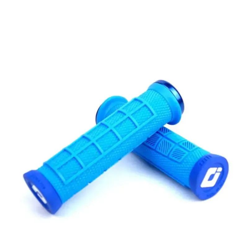 Odi Elite Pro MTB Lock On Grips 130mm Blue / Blue