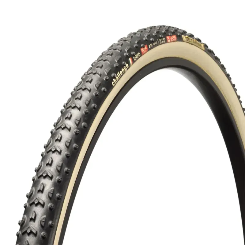 Challenge Grifo Handmade Ultra Tubular CX Tyre in Cream