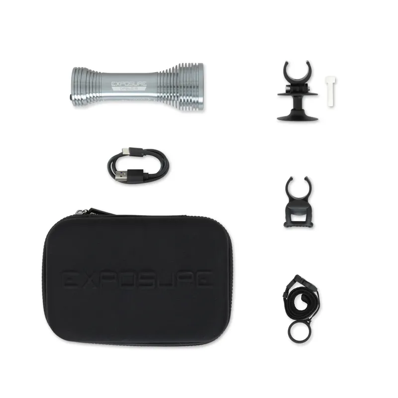 Exposure Lights Diablo Mk15 Gun Metal Black  with Helmet  HB mount 2000 Lumens-1