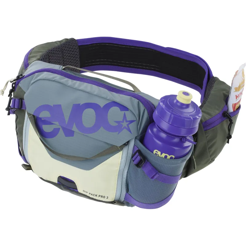 EVOC Hip Pack Pro 3   STEEL/VIOLET/DARK OLIVE STEEL/VIOLET/DARK OL -4