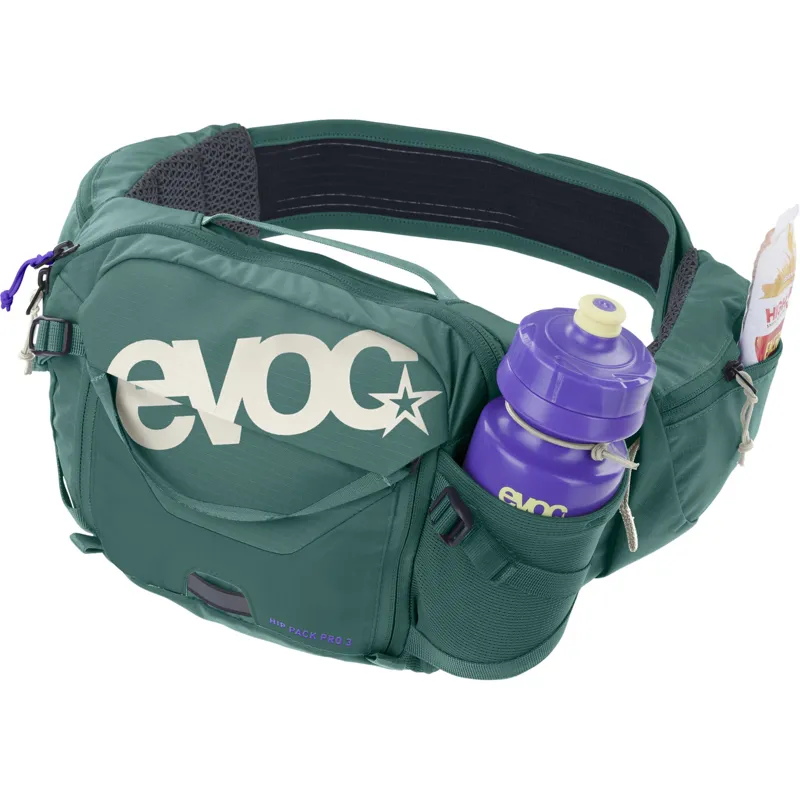EVOC Hip Pack Pro 3 BOTTLE GREEN -1