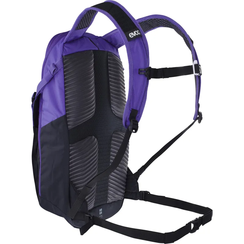 EVOC Ride Performance Backpack 8L + 2L Bladder   VIOLET/BLACK-4