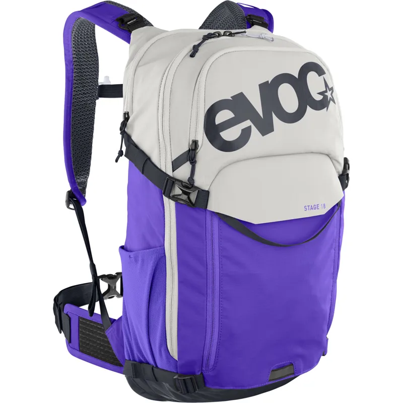 EVOC Stage 18 Bag SAND/VIOLET