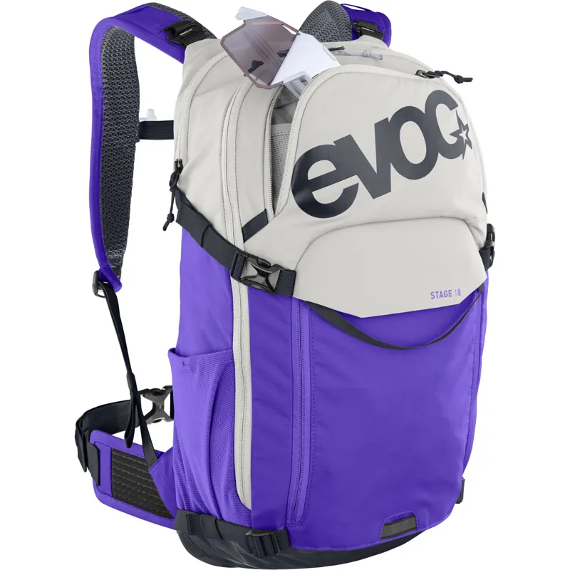 EVOC Stage 18 Bag SAND/VIOLET-7