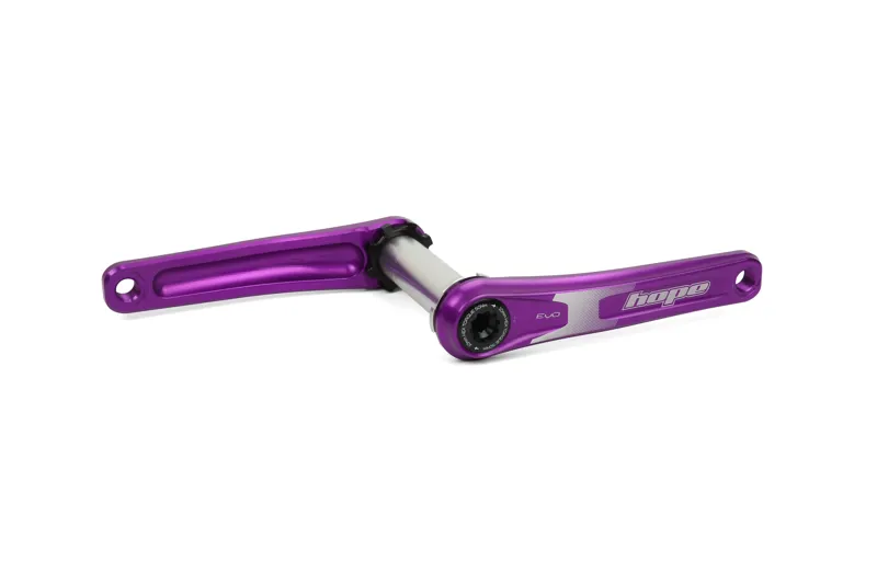Hope EVO Crankset No Spider Purple 135mm