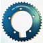 Middleburn ATB 110bcd 5 Bolt Solid Downhill Chainring Blue