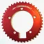 Middleburn ATB 110bcd 5 Bolt Solid Downhill Chainring Red
