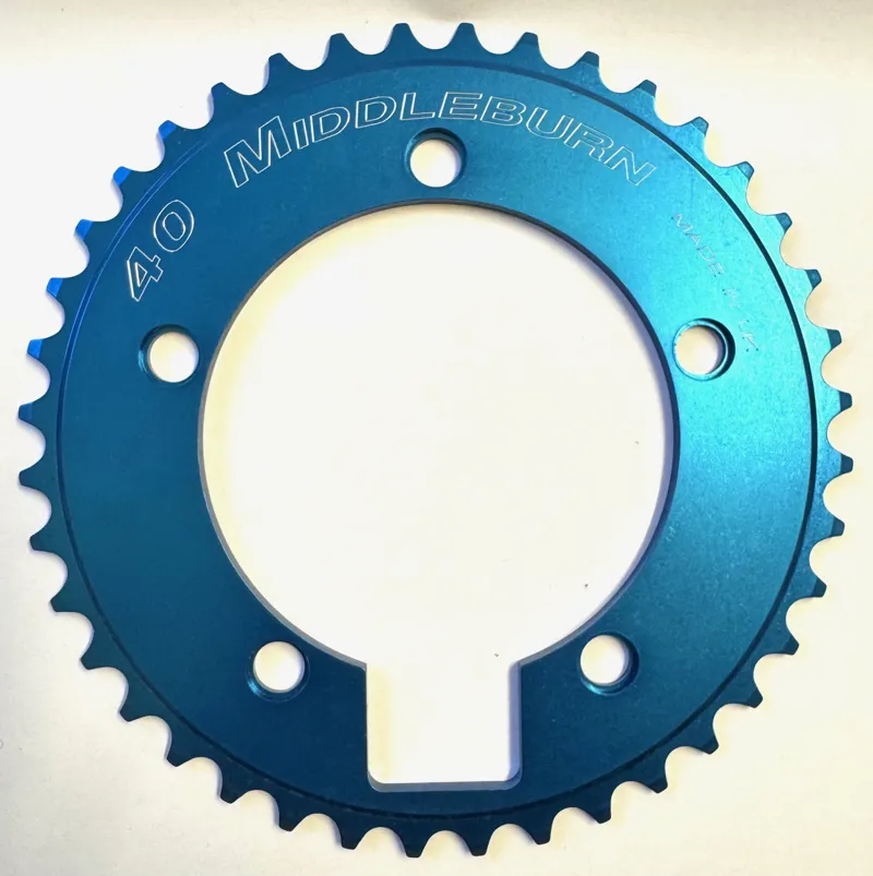 Middleburn ATB 110bcd 5 Bolt Solid Downhill Chainring Blue-1
