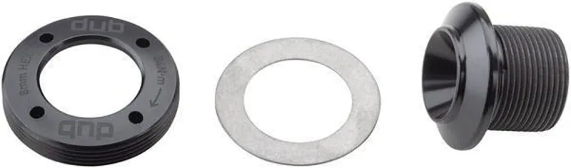 Sram Spare - Crank Arm Bolt Kit Self-Extracting m18/m30 Dub Stealth: BLACK