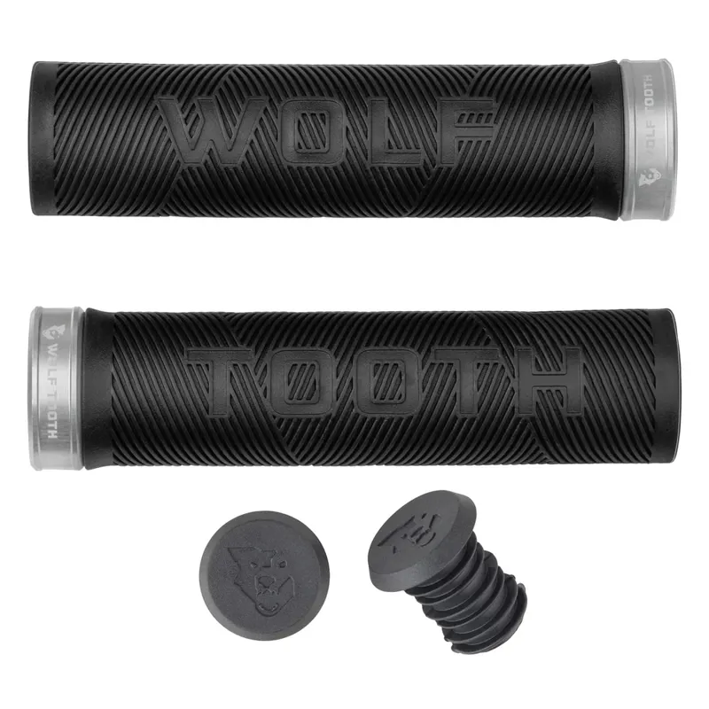 Wolf Tooth Echo Lock-on Grips in Raw Silver