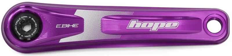 Hope E-Bike DS Crankarm - Specialized - 165mm - Purple