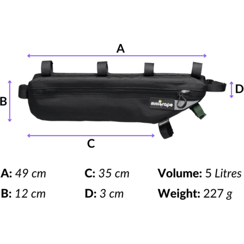 Miss Grape BAG Elite MG Internode 5 Adv Black 6 litres-1