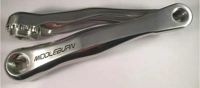 Middleburn RS7 Square Taper Arms Only No Spider Silver-1