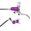 Hope Tech 4 EVO GR4 - Silver/Purple - Black Hose - No Rotor