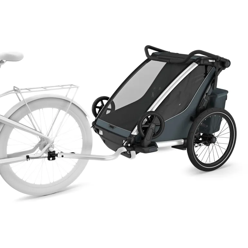 Thule  Chariot Cross 2 Double child carrier with cycling and strolling kit-3