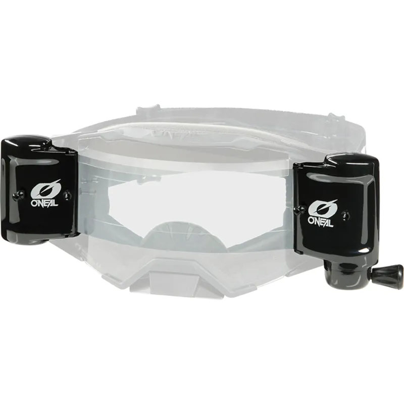 Oneal B-33 ROLL OFF Goggle CANISTER SET With pull cord Black