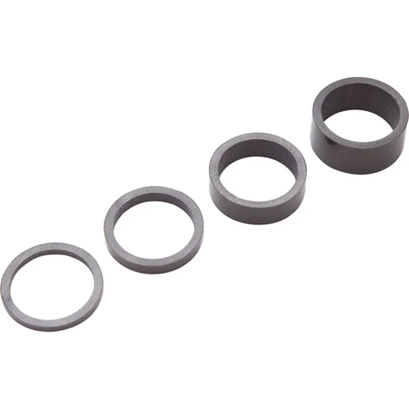 Pro 1-1/8in 3K Carbon Spacer Set in Black