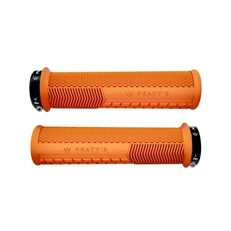Peaty's Monarch Knurl Grip Mango-1