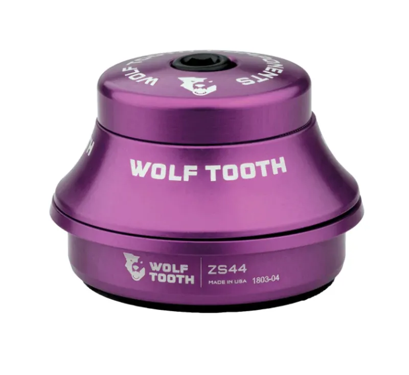 Wolf Tooth Precision 44/28.6 15mm Zero Stack Headset in Purple