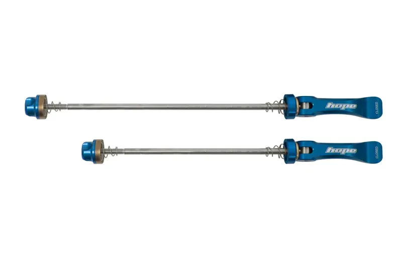 Hope Quick Release Skewer Pair - FATSNO Blue 170mm