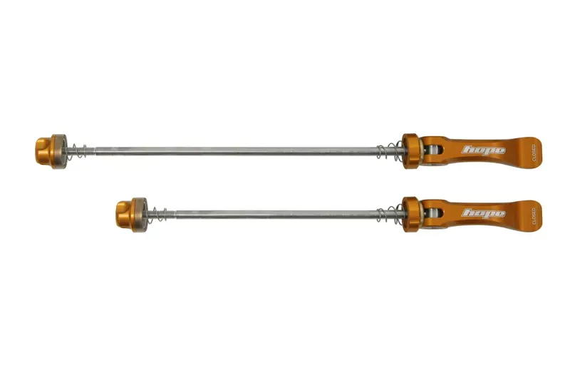 Hope Quick Release Skewer Pair - FATSNO 190mm Orange