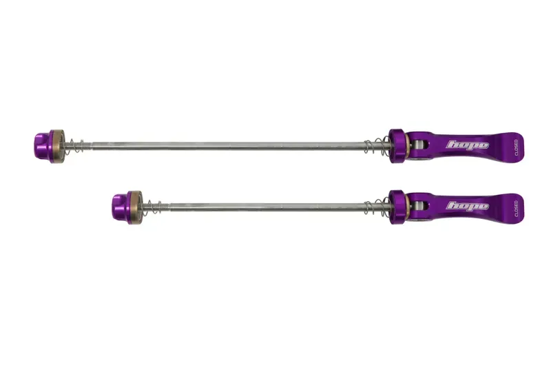 Hope Quick Release Skewer Pair - FATSNO Purple 170mm