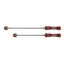 Hope Quick Release Skewer Pair - FATSNO Red 170mm
