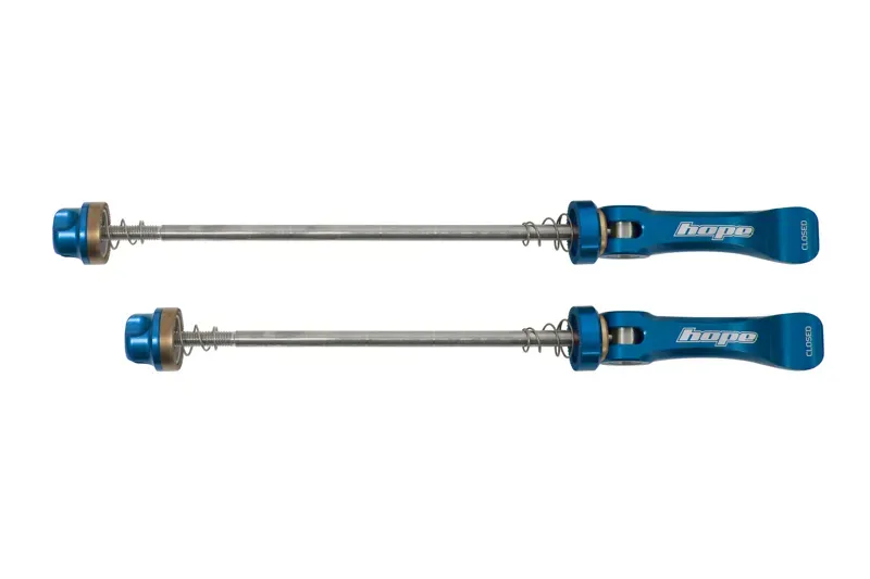 Hope Quick Release Skewer Pair Blue 100mm / 135mm