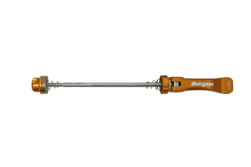 Hope Quick Release Skewer Front Orange 100mm