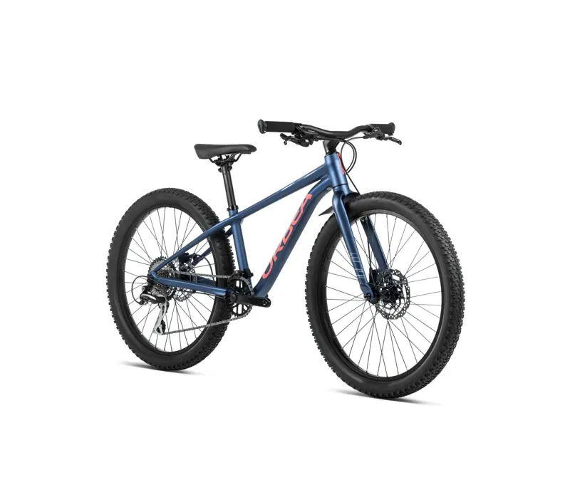 Orbea Mx 24 Team Disc Junior Bike In Moondust Blue/Red-1