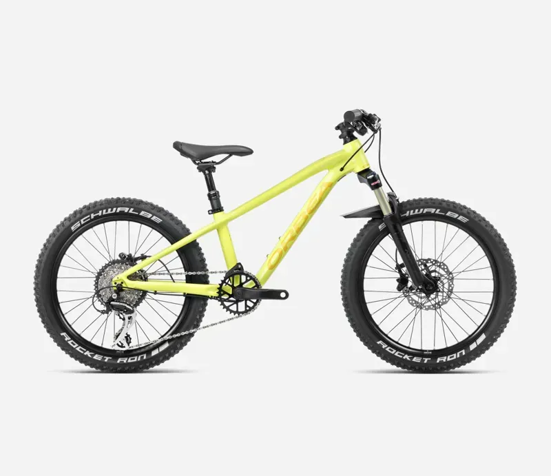 Orbea Laufey 20 H20 Mountain Bike In Spicy Lime/Corn Yellow Gloss