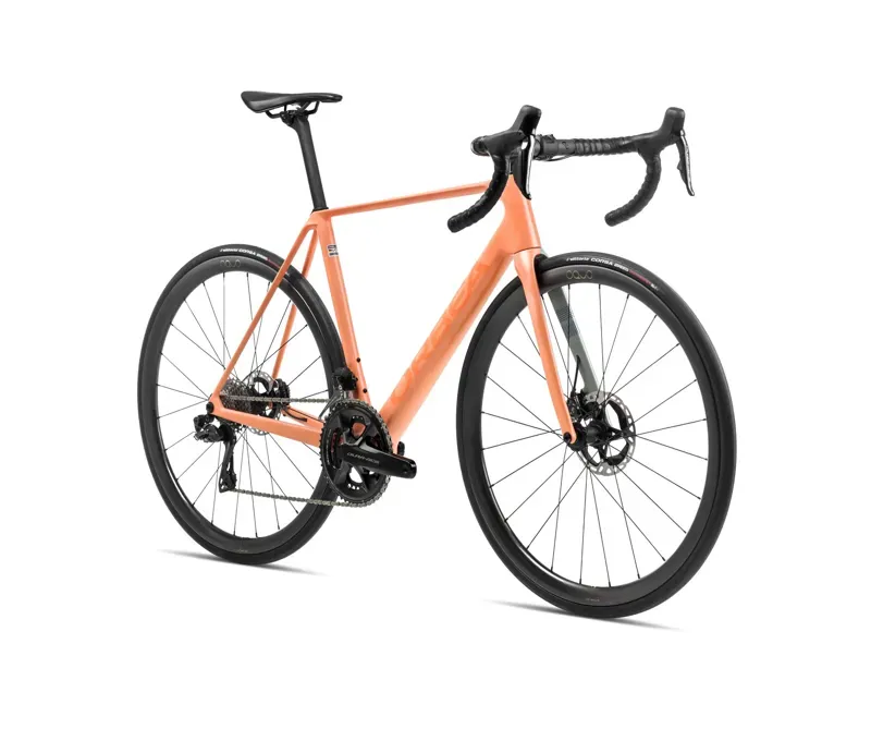 Orbea Orca M11eltd Pwr Road Bike In Orange Cloud/Stone Blue-2