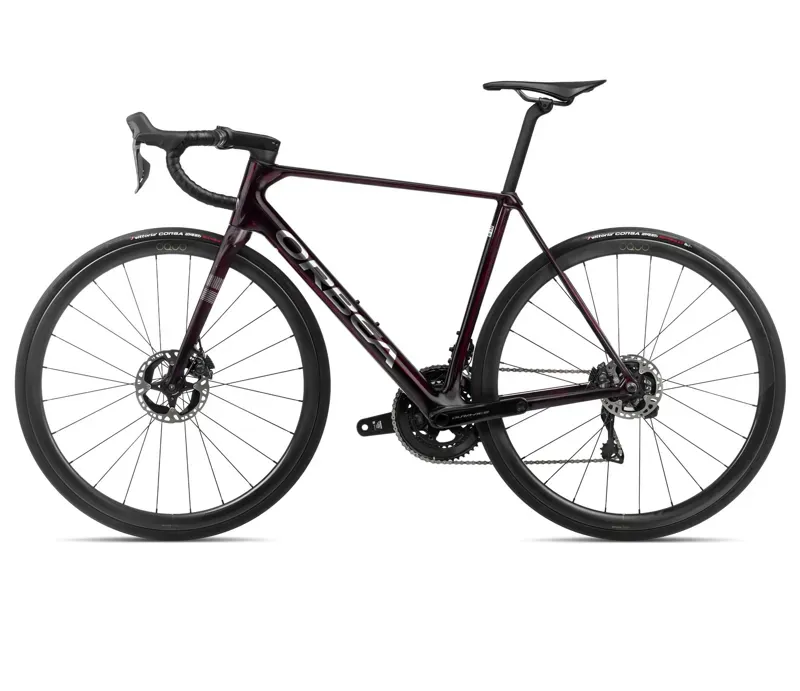 Orbea Orca M10iltd Pwr Road Bike In Wine Red/Titanium-3