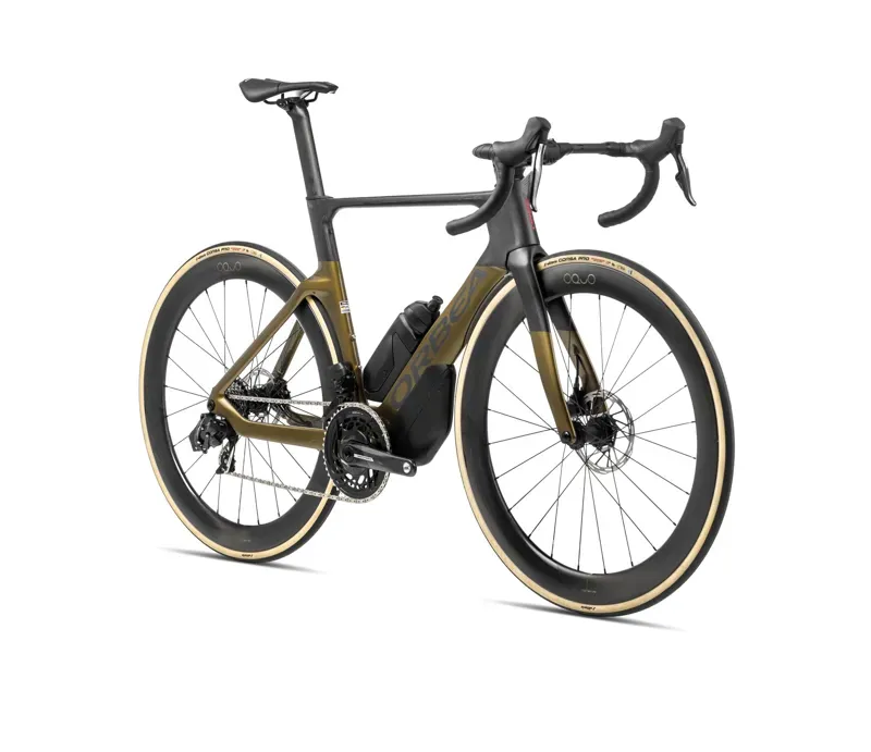 Orbea Orca Aero M11eltd Road Bikes In Olive Green/Carbon Raw -1