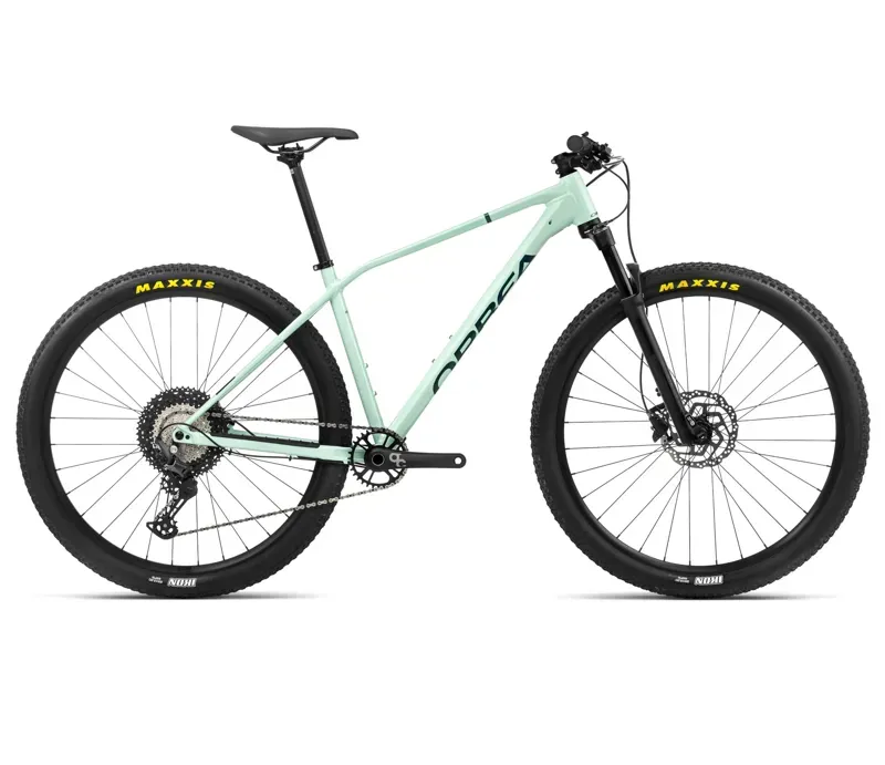 Orbea Alma H30 Hardtail Mountain Bike in Ice Green/Blue