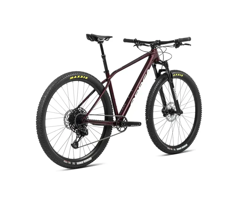 Orbea Alma H11 Hardtail Mountain Bike in Metallic Dark Red/Chic White-2