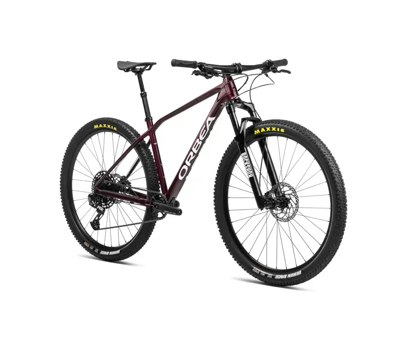 Orbea Alma H11 Hardtail Mountain Bike in Metallic Dark Red/Chic White-1