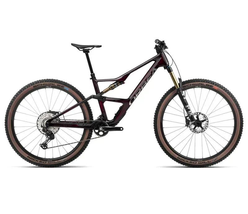 Orbea Occam Sl M10 Mountain Bike In Wine Red Carbon View/Titanium-1