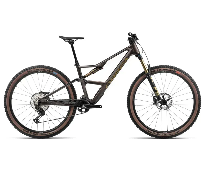 Orbea Occam Sl M10 Mountain Bike In Cosmic Carbon/Metallic Olive Green