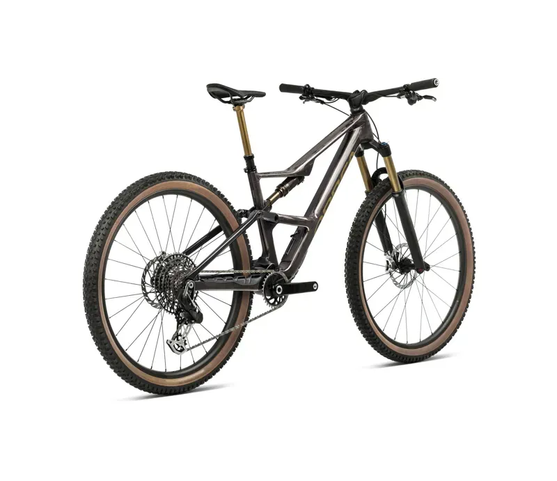 Orbea Occam Sl M10 Mountain Bike In Cosmic Carbon/Metallic Olive Green-2