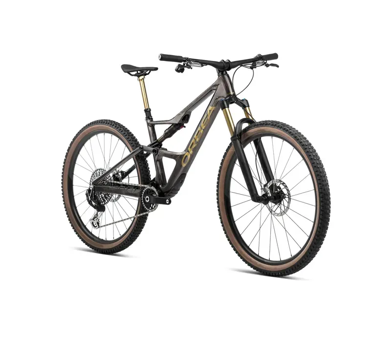 Orbea Occam Sl M10 Mountain Bike In Cosmic Carbon/Metallic Olive Green-1