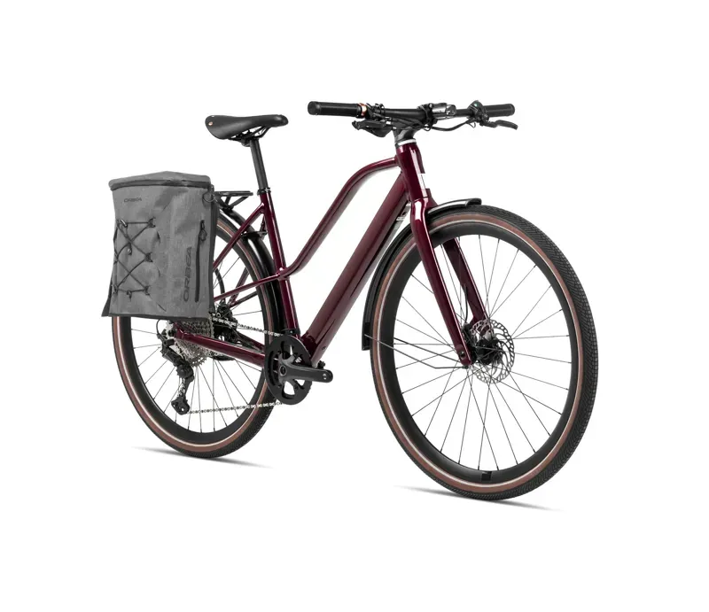Orbea Vibe Mid H10 In Metallic Burgundy Red-1